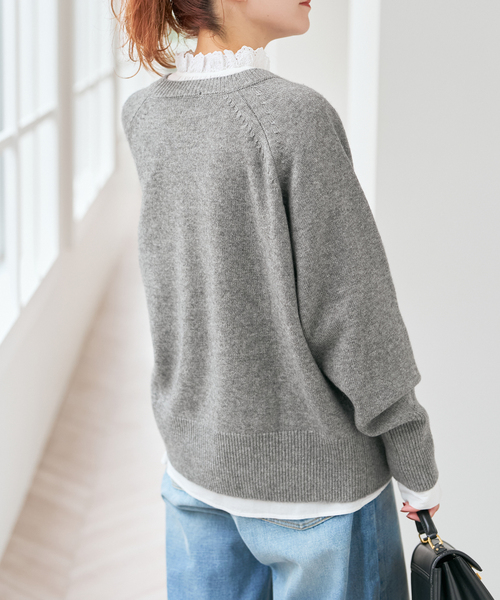 Spick & Span(スピックアンドスパン)の「《WEB限定 / 追加》レースフリルブラウス(シャツ/ブラウス・レディース・ブラック/ホワイト・FREE)」の10枚目の写真