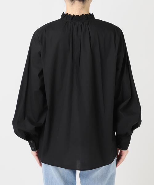 Spick & Span(スピックアンドスパン)の「《WEB限定 / 追加》レースフリルブラウス(シャツ/ブラウス・レディース・ブラック/ホワイト・FREE)」の16枚目の写真