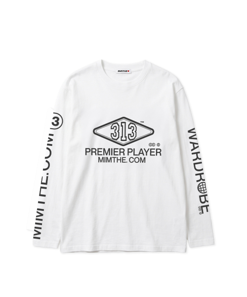 MIM the wardrobe(ミームザワードローブ)の「プレミアロゴロングスリーブ_ホワイト(Tシャツ/カットソー・レディース・その他・SMALL/LARGE)」の3枚目の写真