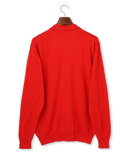 J.PRESS(ジェイプレス)の「【TAILORED KNIT】コットンカシミヤ スキッパー ニットポロシャツ(ニット/セーター・メンズ・グレー系/レッド系/ダークグリーン系・X-LARGE/LARGE/MEDIUM)」の17枚目の写真
