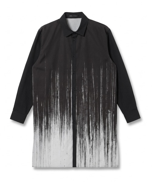 NO ID.(ノーアイディ)の「【NO ID.】Gradation Print Long Shirt / グラデーション プリント ロング シャツ(シャツ/ブラウス・メンズ・ワイン/ブラック・ONE)」の19枚目の写真