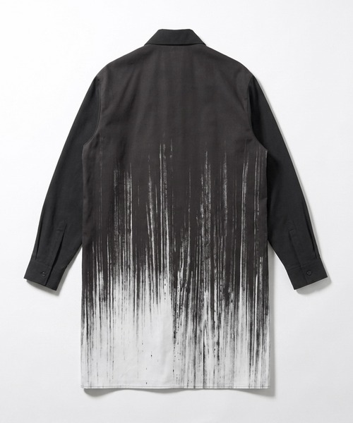 NO ID.(ノーアイディ)の「【NO ID.】Gradation Print Long Shirt / グラデーション プリント ロング シャツ(シャツ/ブラウス・メンズ・ワイン/ブラック・ONE)」の21枚目の写真