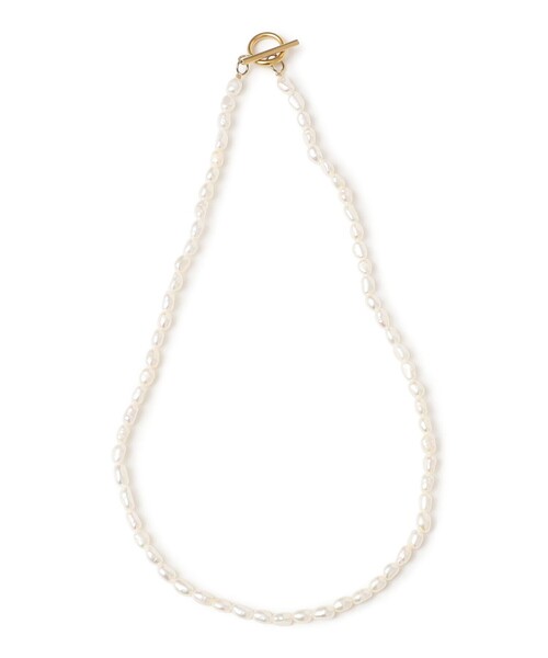 SHIPS(シップス)の「ミニ 淡水パール × ステンレス チェーン マルチ ネックレス(ネックレス・レディース・ゴールド・ONE SIZE)」の5枚目の写真