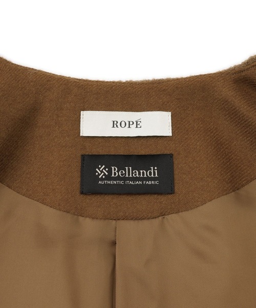 ROPE'(ロペ)の「【Bellandei(べランディ)】圧縮ウールジャージジップショートブルゾン(ブルゾン・レディース・ブラウン系その他/キャメル・38/36)」の11枚目の写真