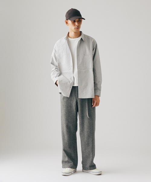 JOURNAL STANDARD(ジャーナルスタンダード)の「迷迭香 / マンネンロウ 別注 PR CHECK SHIRT(シャツ/ブラウス・メンズ・ライトグレー/ベージュ系その他/サックスブルー・2/3)」の18枚目の写真