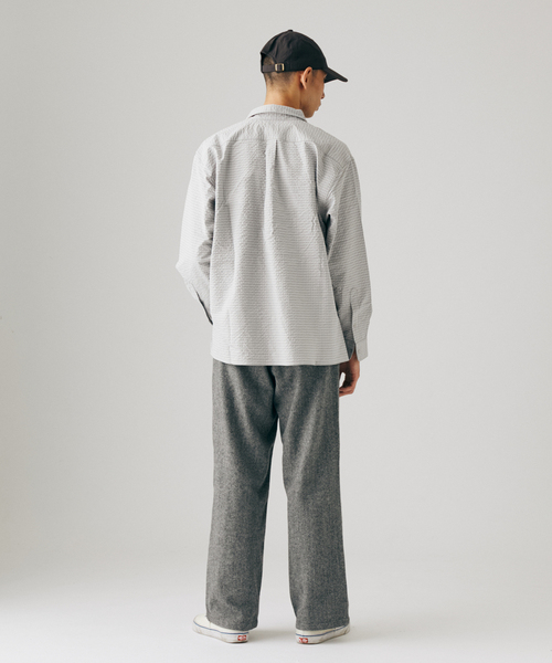 JOURNAL STANDARD(ジャーナルスタンダード)の「迷迭香 / マンネンロウ 別注 PR CHECK SHIRT(シャツ/ブラウス・メンズ・ライトグレー/ベージュ系その他/サックスブルー・2/3)」の20枚目の写真