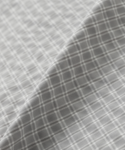 JOURNAL STANDARD(ジャーナルスタンダード)の「迷迭香 / マンネンロウ 別注 PR CHECK SHIRT(シャツ/ブラウス・メンズ・ライトグレー/ベージュ系その他/サックスブルー・2/3)」の14枚目の写真