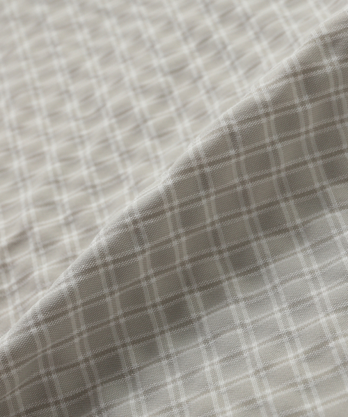 JOURNAL STANDARD(ジャーナルスタンダード)の「迷迭香 / マンネンロウ 別注 PR CHECK SHIRT(シャツ/ブラウス・メンズ・ライトグレー/ベージュ系その他/サックスブルー・2/3)」の15枚目の写真