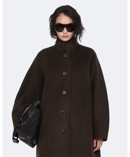ALLSAINTS(オールセインツ)の「EFFIE WOOL-BLEND COCOON COAT | EFFIE ウールブレンド コクーン コート(その他アウター・レディース・ブラウン系その他・M/XS/S)」の2枚目の写真