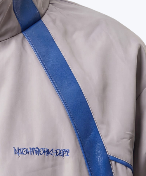 NIGHTWORKDEPT(ナイトワークデプト)の「MIDNIGHT RACING TRACK JACKET_GRAY(ナイロンジャケット・レディース・その他・SMALL/MEDIUM)」の4枚目の写真