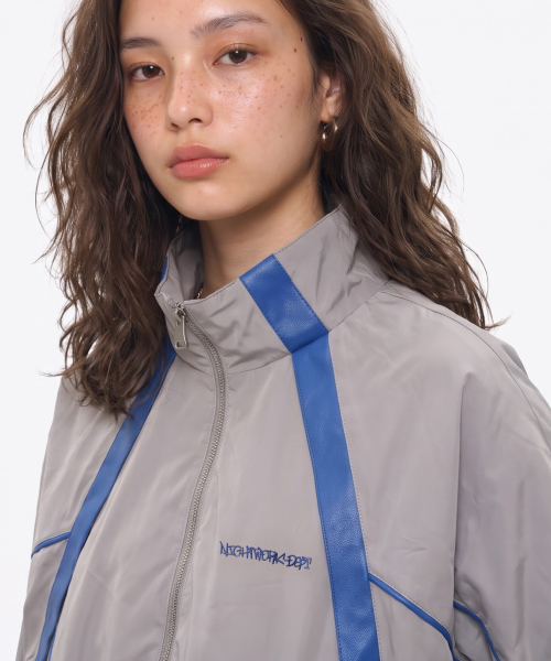 NIGHTWORKDEPT(ナイトワークデプト)の「MIDNIGHT RACING TRACK JACKET_GRAY(ナイロンジャケット・レディース・その他・SMALL/MEDIUM)」の5枚目の写真