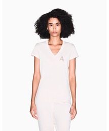 【A|X アルマーニ エクスチェンジ】<ZOZO限定>ブリングAXロゴ 半袖VネックTシャツ/SLIM