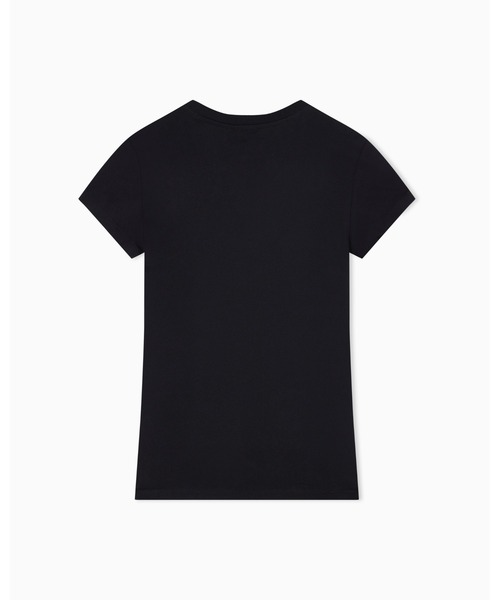ARMANI EXCHANGE(アルマーニエクスチェンジ)の「【A|X アルマーニ エクスチェンジ】<ZOZO限定>ブリングAXロゴ 半袖VネックTシャツ/SLIM(Tシャツ/カットソー・レディース・ホワイト/ブラック・SMALL/X-SMALL/X-LARGE/MEDIUM/LARGE)」の8枚目の写真