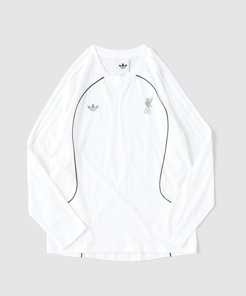 adidas(アディダス)の「【adidas / アディダス】LFC ORI LFC LONGSLEEVE(Tシャツ/カットソー・メンズ・グリーン/ホワイト・X-LARGE/LARGE/MEDIUM)」の1枚目の写真