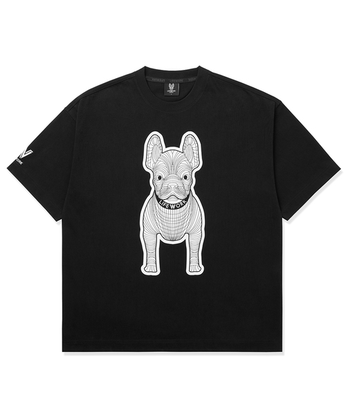 LIFE WORK(ライフワーク)の「共用) ラドックプリンティング半袖Tシャツ(Tシャツ/カットソー・メンズ・ホワイト/ライトグレー/ブラック/カーキ/ピンク/ダークベージュ・X-SMALL/S/M/L)」の2枚目の写真