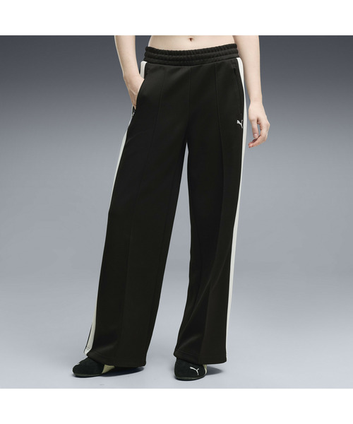 PUMA（プーマ）の「PUMA プーマ ウィメンズ T7 ワイドレッグ トラックパンツ OP（その他パンツ・レディース・ブラック・SMALL/X-LARGE/MEDIUM/LARGE）」の3枚目の写真