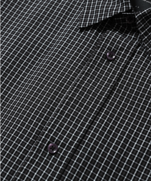 MOIF（モイフ）の「[AW26] FRAT BOY SHIRT / ブラックマイクロチェック（シャツ/ブラウス・メンズ・その他・1(S)）」の5枚目の写真
