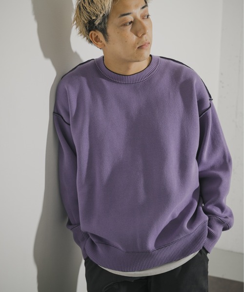 THE GOODLAND MARKET（ザグッドランドマーケット）の「ザ グッドランド マーケット　GOOD COTTON KNIT（ニット/セーター・メンズ・ブラウン/グレー/ブラック/オートミール・1/2）」の14枚目の写真