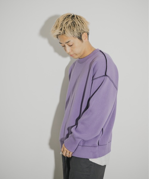 THE GOODLAND MARKET（ザグッドランドマーケット）の「ザ グッドランド マーケット　GOOD COTTON KNIT（ニット/セーター・メンズ・ブラウン/グレー/ブラック/オートミール・1/2）」の15枚目の写真