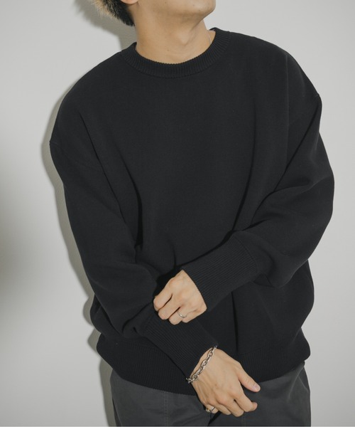 THE GOODLAND MARKET（ザグッドランドマーケット）の「ザ グッドランド マーケット　GOOD COTTON KNIT（ニット/セーター・メンズ・ブラウン/グレー/ブラック/オートミール・1/2）」の17枚目の写真