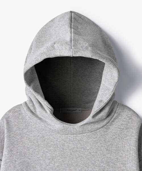 POLYGRAM(ポリグラム)の「バラクラバ オーバーサイズ スウェットフードTシャツ - グレー(パーカー・レディース・グレー・MEDIUM/LARGE/X-LARGE)」の3枚目の写真