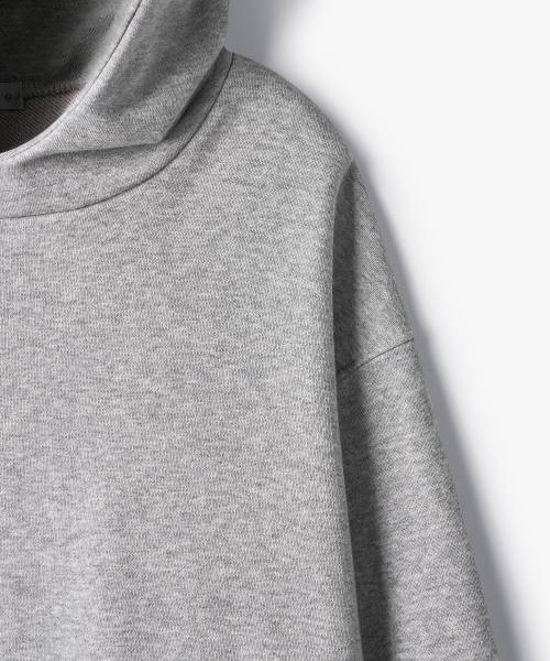 POLYGRAM(ポリグラム)の「バラクラバ オーバーサイズ スウェットフードTシャツ - グレー(パーカー・レディース・グレー・MEDIUM/LARGE/X-LARGE)」の4枚目の写真
