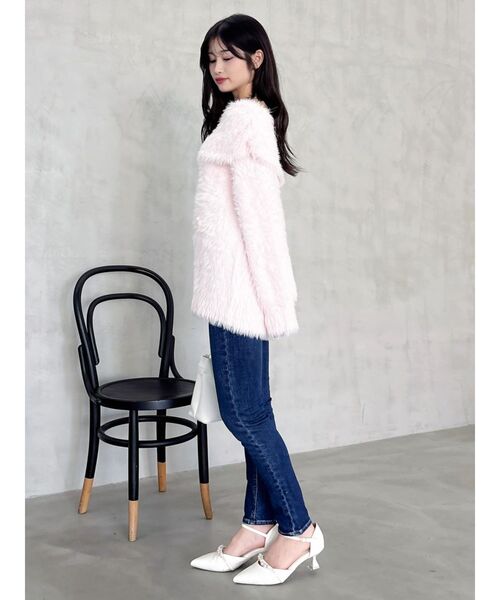 dazzlin(ダズリン)の「ハイウエストストレッチスキニーデニムパンツ(デニムパンツ・レディース・インディゴブルー/ブルー・SMALL/MEDIUM)」の7枚目の写真