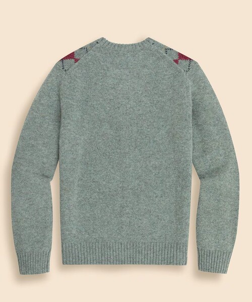 BROOKS BROTHERS(ブルックスブラザーズ)の「ウール アーカイブアーガイル クルーネックセーター(ニット/セーター・メンズ・グリーン・LARGE/MEDIUM/SMALL)」の2枚目の写真