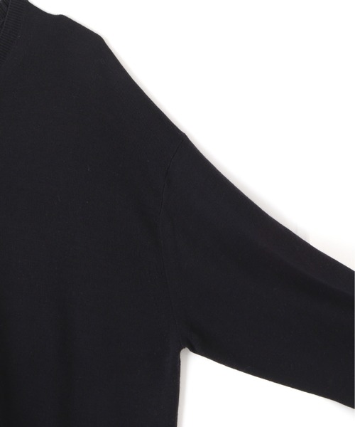 YLEVE(イレーヴ)の「YLEVE / SUPERFINE 120’S WOOL KNIT PULL OVER(ニット/セーター・メンズ・グレー/ネイビー・5)」の12枚目の写真