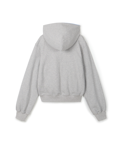 ERA(エラ)の「UNISEX ERA COLOR LAYERED HOODIE - MELANGE GRAY(パーカー・レディース・その他・SMALL/MEDIUM/LARGE)」の14枚目の写真