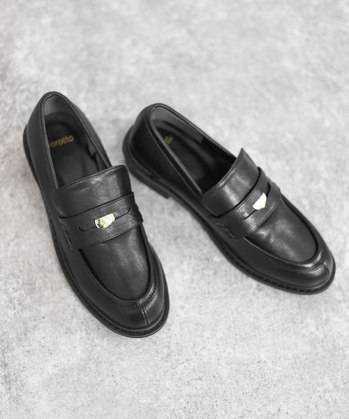 SOROTTO(ソロット)の「クラシカルコインローファー(ローファー・レディース・その他1/ブラック・22.5cm/24.0cm/23.5cm/23.0cm/24.5cm)」の10枚目の写真