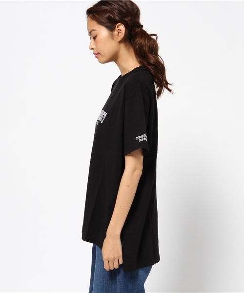 MOUSSY(マウジー)の「OLD SCHOOL MOUSSY TSJ(Tシャツ/カットソー・レディース・ホワイト/ボルドー/ブラック/ネイビー・FREE)」の6枚目の写真