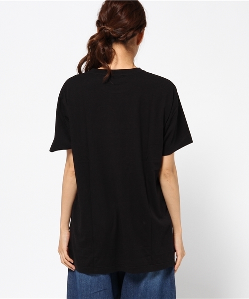 MOUSSY(マウジー)の「OLD SCHOOL MOUSSY TSJ(Tシャツ/カットソー・レディース・ホワイト/ボルドー/ブラック/ネイビー・FREE)」の7枚目の写真