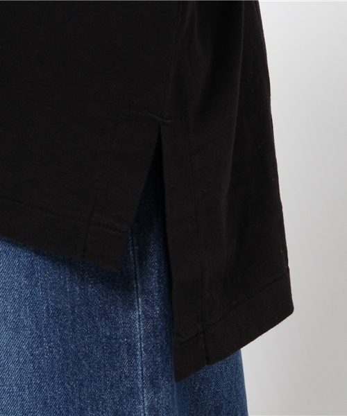 MOUSSY(マウジー)の「OLD SCHOOL MOUSSY TSJ(Tシャツ/カットソー・レディース・ホワイト/ボルドー/ブラック/ネイビー・FREE)」の10枚目の写真