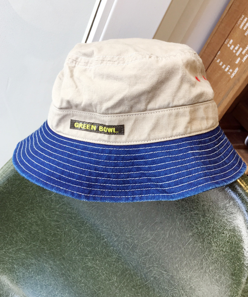 GREEN BOWL(グリーンボウル)の「GREEN BOWL Backet Hat/グリーンボウルバケットハット(ハット・メンズ・ブラウン/ストライプ/ベージュ/ライトブラウン/インディゴブルー/ダークブラウン・FREE)」の20枚目の写真