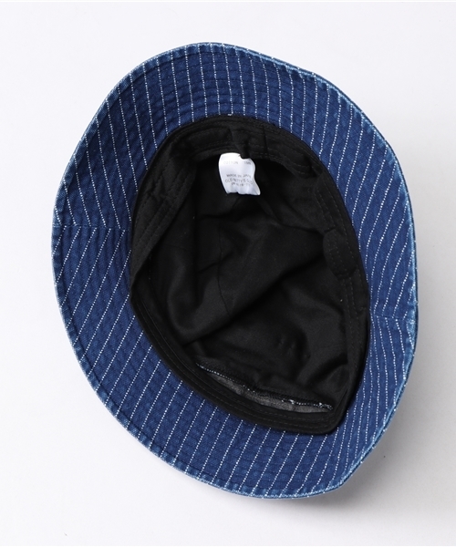 GREEN BOWL(グリーンボウル)の「GREEN BOWL Backet Hat/グリーンボウルバケットハット(ハット・メンズ・ブラウン/ストライプ/ベージュ/ライトブラウン/インディゴブルー/ダークブラウン・FREE)」の14枚目の写真