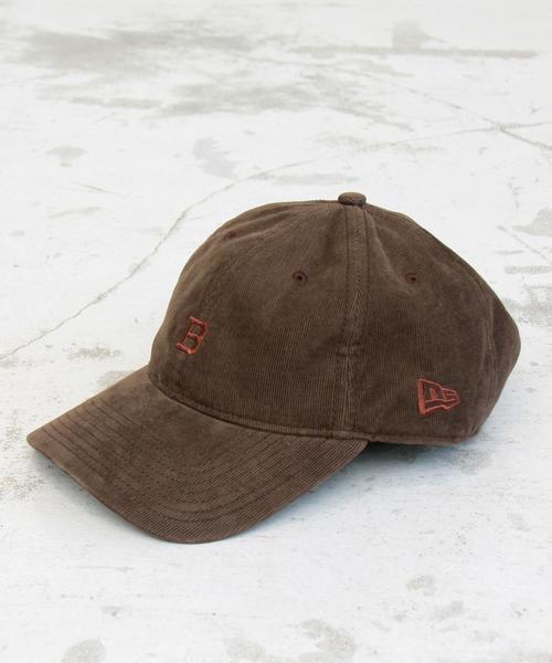 NEW ERA（ニューエラ）の「【別注】 ＜NEW ERA＞∴9TWENTY コーデュロイキャップ◆（キャップ・レディース・ブラック/ダークブラウン/ベージュ・FREE）」の4枚目の写真