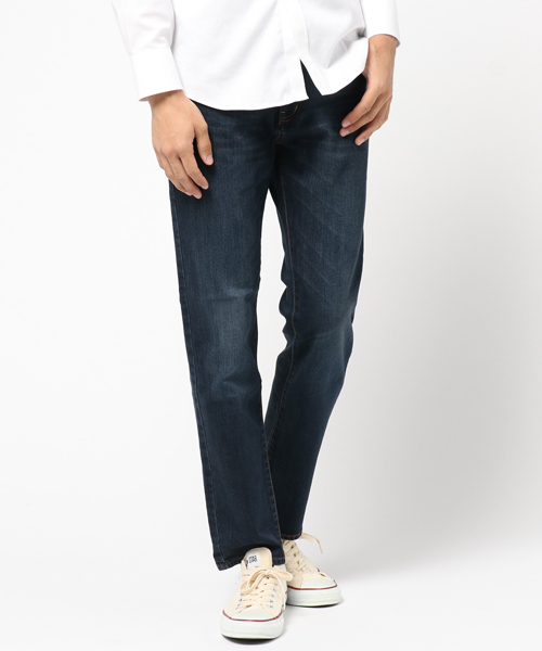 JEANS MATE（ジーンズメイト）の「【CONRON】XM104Dストレッチストレート（デニムパンツ・メンズ・インディゴブルー/ブルー系その他/ワンウォッシュ・33inch/32inch/31inch/30inch/34inch）」の2枚目の写真