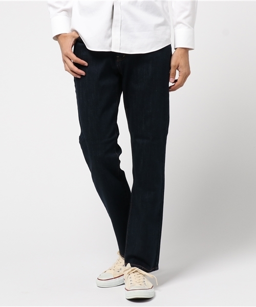 JEANS MATE（ジーンズメイト）の「【CONRON】XM104Dストレッチストレート（デニムパンツ・メンズ・インディゴブルー/ブルー系その他/ワンウォッシュ・33inch/32inch/31inch/30inch/34inch）」の3枚目の写真