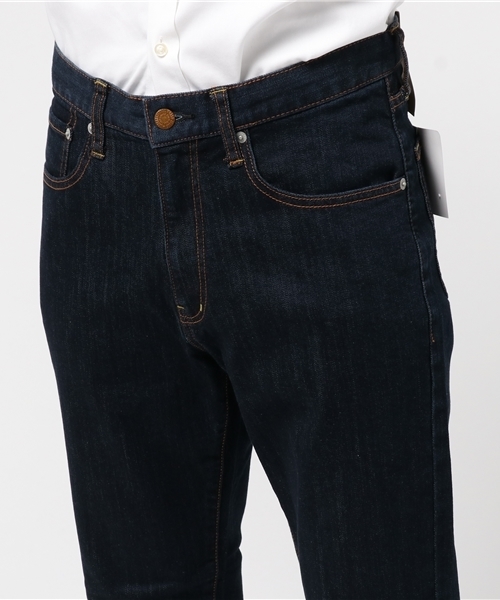 JEANS MATE（ジーンズメイト）の「【CONRON】XM104Dストレッチストレート（デニムパンツ・メンズ・インディゴブルー/ブルー系その他/ワンウォッシュ・33inch/32inch/31inch/30inch/34inch）」の7枚目の写真