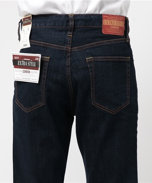 JEANS MATE（ジーンズメイト）の「【CONRON】XM104Dストレッチストレート（デニムパンツ・メンズ・インディゴブルー/ブルー系その他/ワンウォッシュ・33inch/32inch/31inch/30inch/34inch）」の8枚目の写真