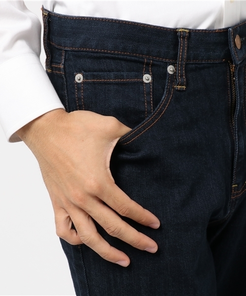 JEANS MATE（ジーンズメイト）の「【CONRON】XM104Dストレッチストレート（デニムパンツ・メンズ・インディゴブルー/ブルー系その他/ワンウォッシュ・33inch/32inch/31inch/30inch/34inch）」の9枚目の写真