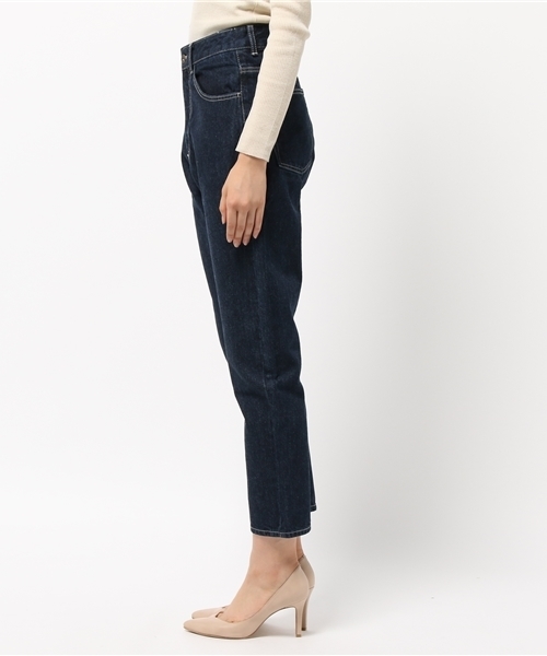 UR'S(ユアーズ)の「ルーズストレートデニムパンツ(デニムパンツ・レディース・ブルー/インディゴブルー・M/S/L)」の7枚目の写真
