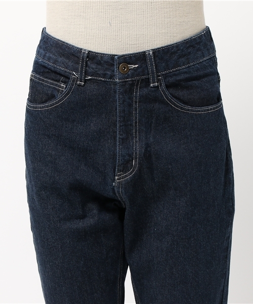 UR'S(ユアーズ)の「ルーズストレートデニムパンツ(デニムパンツ・レディース・ブルー/インディゴブルー・M/S/L)」の9枚目の写真