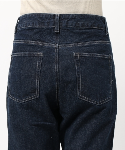 UR'S(ユアーズ)の「ルーズストレートデニムパンツ(デニムパンツ・レディース・ブルー/インディゴブルー・M/S/L)」の10枚目の写真
