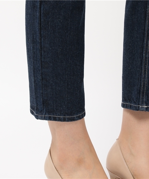 UR'S(ユアーズ)の「ルーズストレートデニムパンツ(デニムパンツ・レディース・ブルー/インディゴブルー・M/S/L)」の12枚目の写真