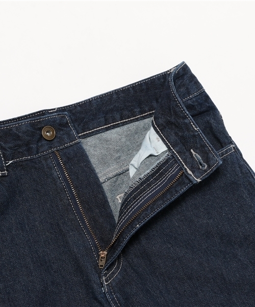 UR'S(ユアーズ)の「ルーズストレートデニムパンツ(デニムパンツ・レディース・ブルー/インディゴブルー・M/S/L)」の3枚目の写真