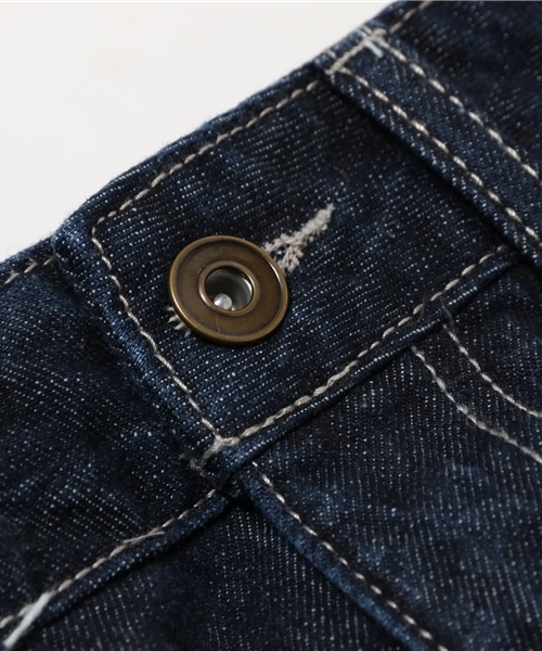 UR'S(ユアーズ)の「ルーズストレートデニムパンツ(デニムパンツ・レディース・ブルー/インディゴブルー・M/S/L)」の5枚目の写真