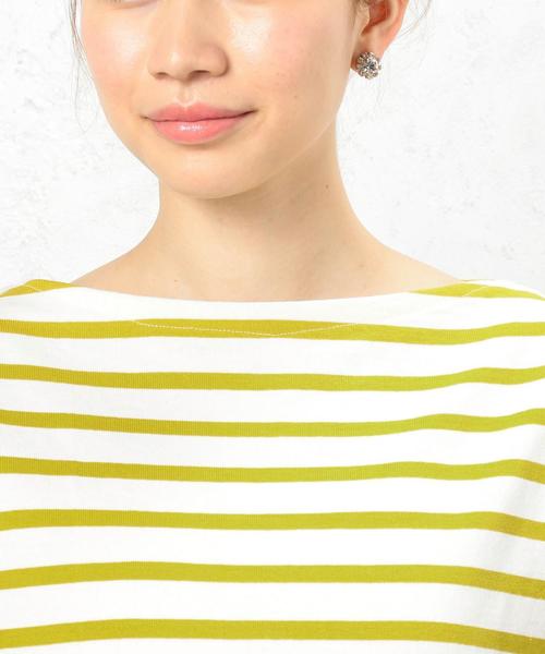 green label relaxing（グリーンレーベルリラクシング）の「CF へヴィウェイト バスク Tシャツ◆（Tシャツ/カットソー・レディース・オフホワイト/ブラック/レッド/イエロー/ネイビー・FREE）」の12枚目の写真