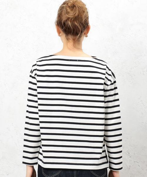 green label relaxing（グリーンレーベルリラクシング）の「CF へヴィウェイト バスク Tシャツ◆（Tシャツ/カットソー・レディース・オフホワイト/ブラック/レッド/イエロー/ネイビー・FREE）」の10枚目の写真